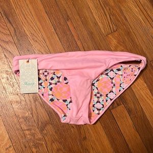 Maaji Pink Bikini Bottoms Sz M
